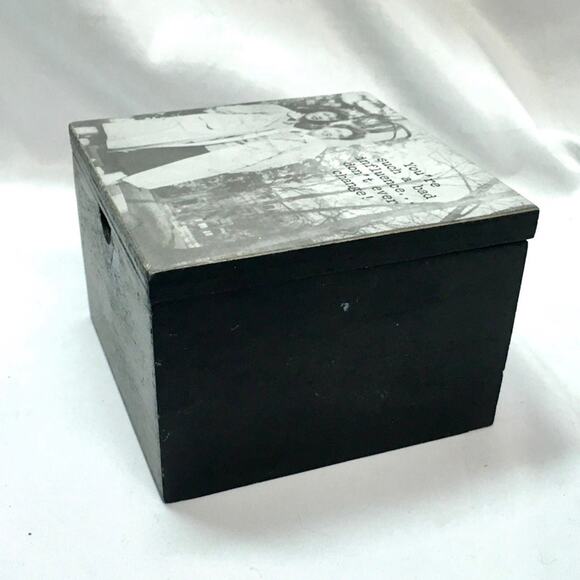 Trash Talk by Annie 'Don't Change' Wooden Decorative Box - Picture 4 of 5